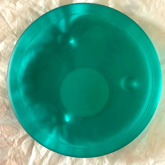 Glass Pillar Candle Holder 5” Matte Evergreen - Picture 1 of 8